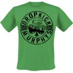 Dropkick Murphys T-Shirt - Boot - XXL - für Männer - Größe XXL - grün - Lizenziertes Merchandise