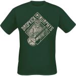 Dropkick Murphys T-Shirt - Skelly Cousin - S bis XXL - für Männer - Größe XXL - dunkelgrün - Lizenziertes Merchandise