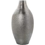 Silberne 50 cm DRW Vasen & Blumenvasen 50 cm aus Keramik 