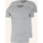 Graue Drykorn T-Shirts aus Jersey für Herren Übergrößen 2-teilig 