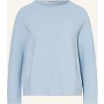 Hellblaue Drykorn Fledermaus-Pullover aus Baumwolle für Damen Größe S 