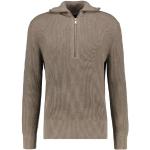Reduzierte Sandfarbene Unifarbene Langärmelige Drykorn Kaschmir-Pullover aus Baumwolle Handwäsche für Herren Größe L für den für den Herbst 