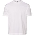 Weiße Unifarbene Drykorn Rundhals-Ausschnitt T-Shirts aus Baumwollmischung für Herren Größe XL 