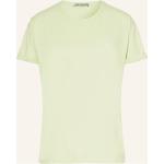 Reduzierte Hellgrüne Kurzärmelige Drykorn T-Shirts aus Baumwolle für Damen Größe S 