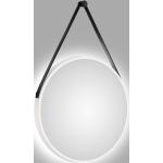 Weiße Runde Lichtspiegel & Leuchtspiegel 50 cm aus Leder LED beleuchtet 