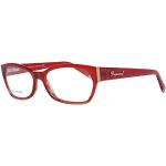 Rote DSQUARED2 Ovale Damenbrillengestelle 