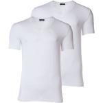 Weiße Unifarbene DSQUARED2 V-Ausschnitt T-Shirts für Herren Größe XL 2-teilig 