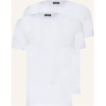 Weiße DSQUARED2 T-Shirts für Herren Übergrößen 2-teilig 