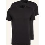 Schwarze DSQUARED2 T-Shirts für Herren Übergrößen 2-teilig 