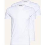 Weiße DSQUARED2 T-Shirts aus Jersey für Herren Übergrößen 2-teilig 