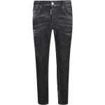 Reduzierte Graue DSQUARED2 Slim Fit Jeans aus Baumwolle für Herren Größe XL 