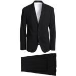 Schwarze Unifarbene DSQUARED2 Businesskleidung mit Reißverschluss aus Wolle für Herren für den für den Winter 