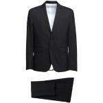 Graue Unifarbene DSQUARED2 Businesskleidung mit Reißverschluss aus Wolle für Herren für den für den Winter 