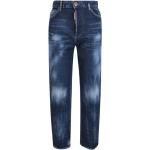 Reduzierte Dunkelblaue Bestickte DSQUARED2 Ripped Jeans & Zerrissene Jeans aus Baumwolle für Damen 