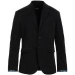 Schwarze Unifarbene DSQUARED2 Baumwollblazer mit Knopf aus Baumwolle für Herren für den für den Winter 