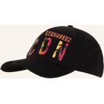 Reduzierte Schwarze Bestickte DSQUARED2 Snapback-Caps aus Baumwolle für Herren Einheitsgröße 