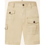 Beige Sexy DSQUARED2 Cargo-Shorts mit Reißverschluss aus Baumwolle für Herren Größe XL 