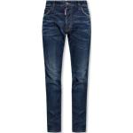 Dunkelblaue Bestickte DSQUARED2 Cool Guy Slim Fit Jeans aus Denim für Herren Größe S 