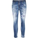 Reduzierte Blaue DSQUARED2 Slim Fit Jeans aus Baumwolle für Herren Größe M 