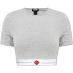 Reduzierte Graue DSQUARED2 T-Shirts für Damen Größe XL 