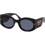 Schwarze DSQUARED2 Runde Runde Sonnenbrillen aus Kunststoff für Herren 