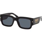 Schwarze DSQUARED2 Quadratische Kunststoffsonnenbrillen für Herren 