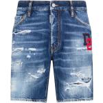Reduzierte Indigofarbene Elegante DSQUARED2 Jeans-Shorts aus Denim für Herren Größe L für den für den Sommer 