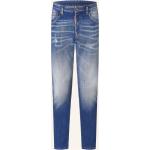 Blaue Skater DSQUARED2 Ripped Jeans & Zerrissene Jeans aus Baumwolle für Herren 