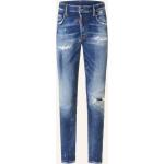 Reduzierte Marineblaue DSQUARED2 Ripped Jeans & Zerrissene Jeans aus Baumwolle für Herren 