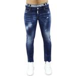 Reduzierte Marineblaue DSQUARED2 Slim Fit Jeans für Herren Größe L 