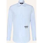 Hellblaue DSQUARED2 Kentkragen Hemden mit Kent-Kragen aus Baumwolle für Herren Größe XL 