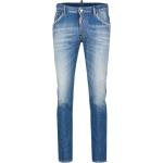 Marineblaue Skater DSQUARED2 Slim Fit Jeans aus Denim für Herren Größe S 