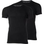 Schwarze Unifarbene Elegante DSQUARED2 Rundhals-Ausschnitt T-Shirts für Herren Größe 3 XL 2-teilig 