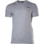 Graue Unifarbene Oversize Kurzärmelige DSQUARED2 Rundhals-Ausschnitt T-Shirts aus Baumwolle für Herren Größe M 