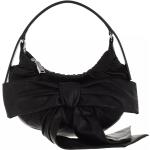 Reduzierte Schwarze DSQUARED2 Lederhandtaschen mit Reißverschluss aus Leder für Damen mini 