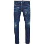Reduzierte Blaue DSQUARED2 5-Pocket Jeans mit Reißverschluss aus Baumwolle für Herren Größe S 