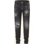 Reduzierte Schwarze DSQUARED2 Cool Guy Slim Fit Jeans aus Baumwolle für Herren 