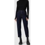 Dunkelblaue DSQUARED2 Straight Leg Jeans mit Reißverschluss aus Baumwolle für Damen Größe M 