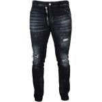 Reduzierte Schwarze DSQUARED2 Cool Guy Slim Fit Jeans aus Denim für Herren Größe 3 XL 