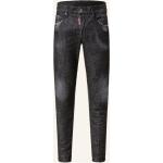 Reduzierte Schwarze DSQUARED2 Slim Fit Jeans aus Baumwolle für Herren 