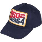 Reduzierte Mitternachtsblaue Unifarbene DSQUARED2 Basecaps für Kinder & Baseball-Caps für Kinder aus Baumwolle für Jungen 