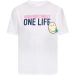 Reduzierte Weiße DSQUARED2 Emoji Smiley T-Shirts aus Baumwolle für Damen Größe S 