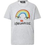 Reduzierte Graue DSQUARED2 T-Shirts aus Baumwolle für Herren Größe 3 XL 