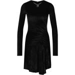 Reduzierte Schwarze Elegante DSQUARED2 Mini Samtkleider aus Samt für Damen Größe XS 