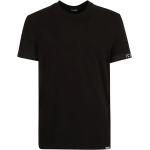 Reduzierte Schwarze DSQUARED2 Rundhals-Ausschnitt T-Shirts für Herren Übergrößen 