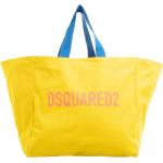 Reduzierte Gelbe DSQUARED2 Canvas Shopper aus Textil für Damen 