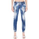 Reduzierte Blaue DSQUARED2 Ripped Jeans & Zerrissene Jeans aus Baumwolle für Damen 