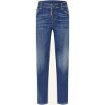 Marineblaue DSQUARED2 Skinny Jeans aus Baumwolle für Damen Größe S 