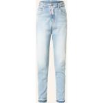 Reduzierte Marineblaue DSQUARED2 Skinny Jeans aus Baumwolle für Damen Größe L 