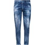 Reduzierte Marineblaue Elegante DSQUARED2 Slim Fit Jeans aus Denim für Herren Größe XL 